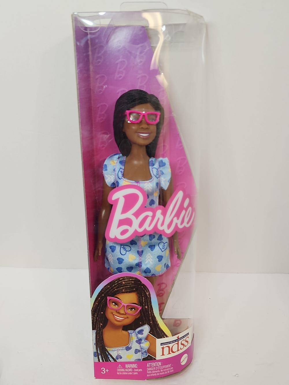 Barbie Fashionistas #229 Down Syndrome Doll NDSS Heart Dress NRFB 2024